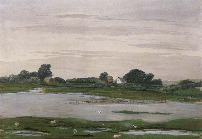 William Stott of Oldham River in Flood China oil painting art